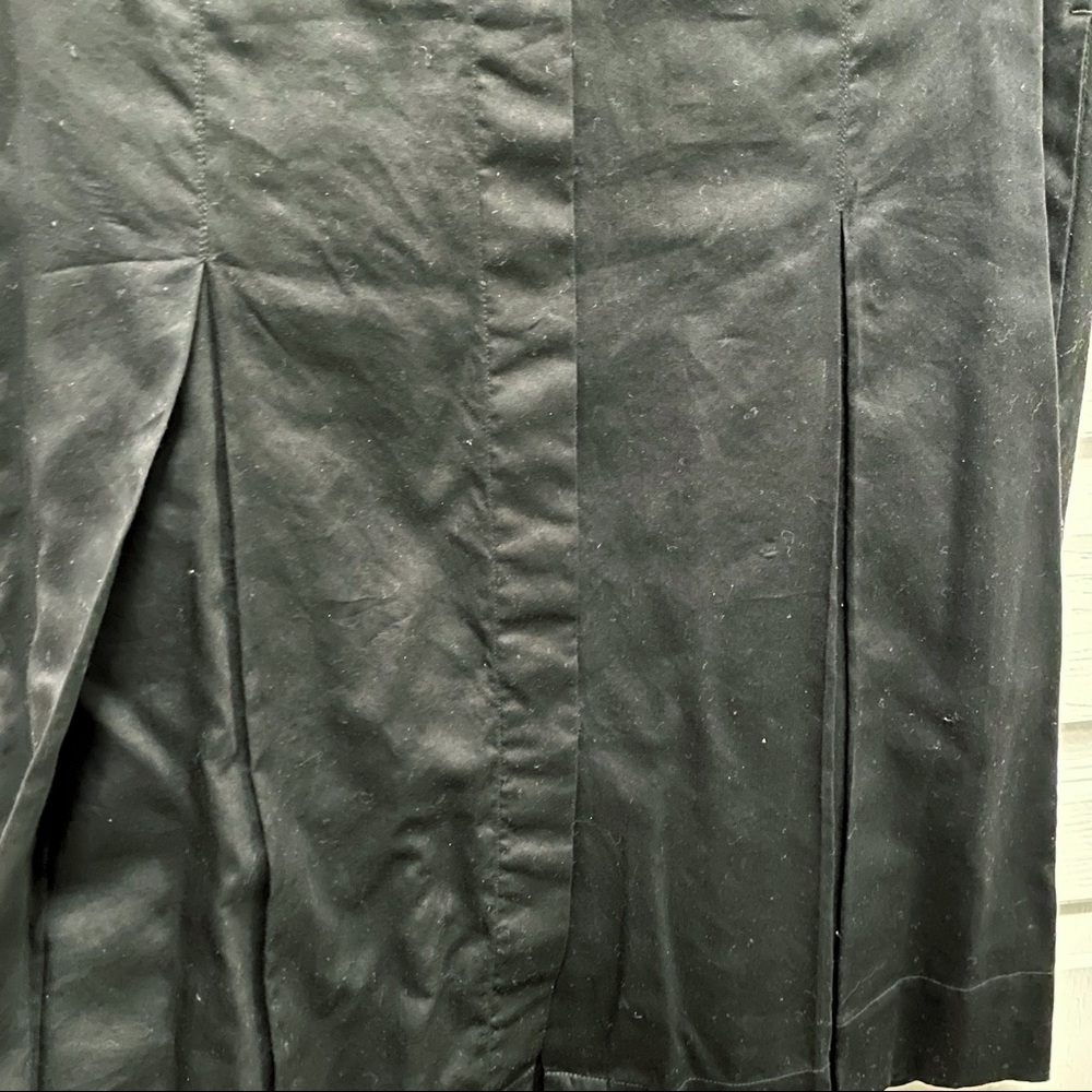 CLUB MONACO Black Short Sleeve Shirt 100% Cotton Dress with Belt - Picture 4 of 9